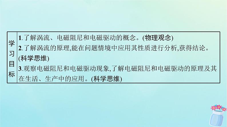 新教材2023_2024学年高中物理第2章电磁感应及其应用3.涡流电磁阻尼电磁驱动课件教科版选择性必修第二册第3页