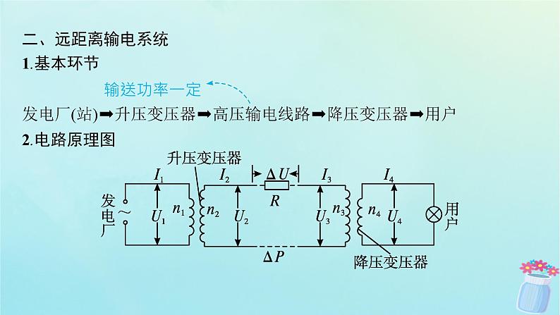 新教材2023_2024学年高中物理第3章交流电4.电能的传输课件教科版选择性必修第二册06