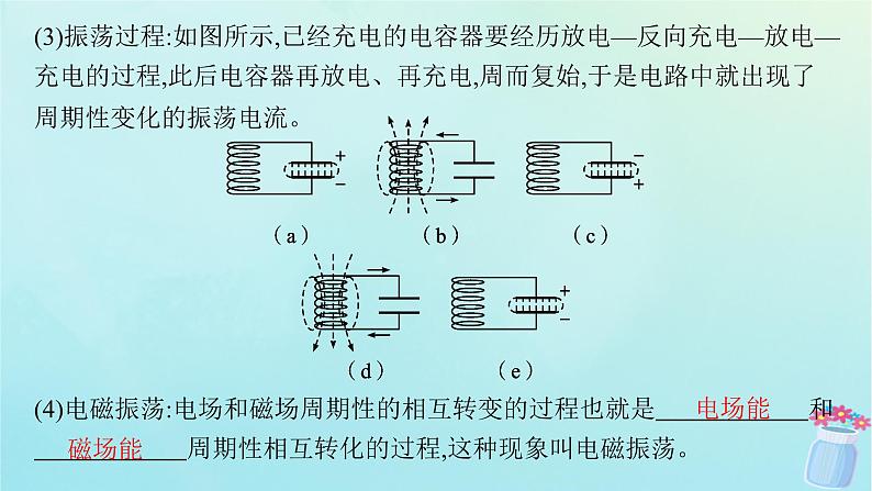 新教材2023_2024学年高中物理第4章电磁振荡与电磁波1.电磁振荡课件教科版选择性必修第二册第6页