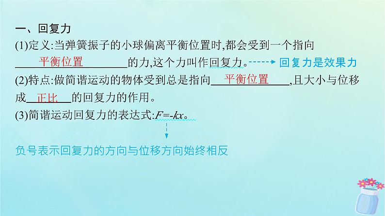 新教材2023_2024学年高中物理第2章机械振动2.简谐运动的回复力及能量课件教科版选择性必修第一册05