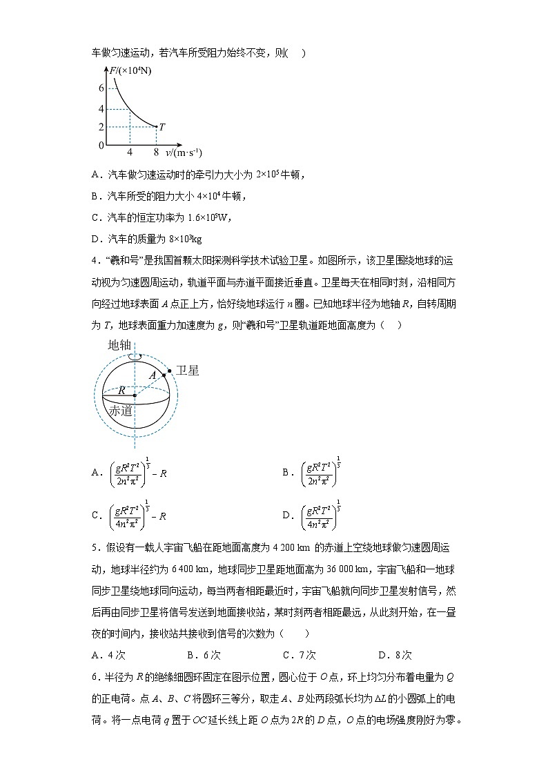 山东省菏泽市鄄城县第一中学2022-2023学年高一下学期6月月考物理试题第2页