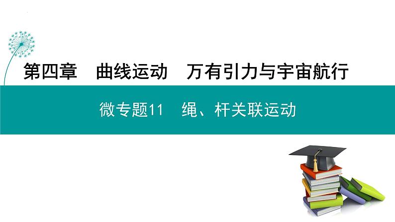 绳、杆关联运动-高考物理一轮复习课件PPT01