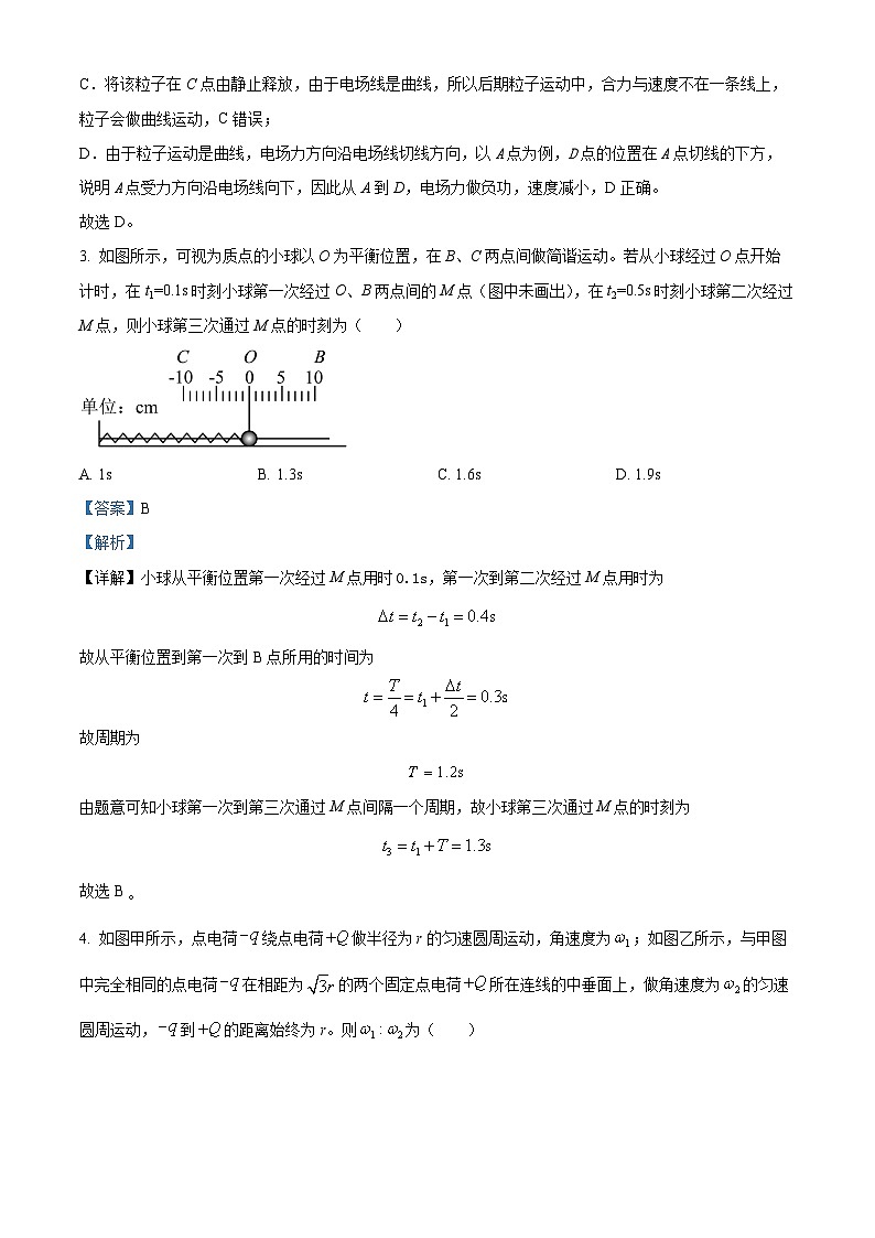四川省成都市第七中学2023-2024学年高二物理上学期10月月考试题（Word版附解析）第2页