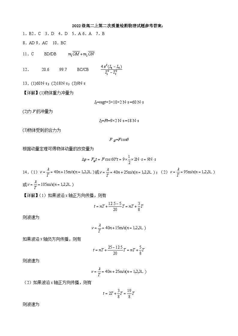 2024眉山仁寿一中校南校区高二上学期10月月考物理试题含答案01