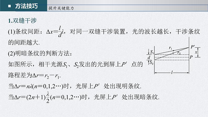 新高考物理一轮复习精品课件第14章第2讲光的干涉、衍射和偏振电磁波（含解析）第6页