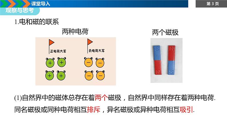 13.1磁场+磁感线+课件-2023-2024学年高二上学期物理人教版（2019）必修第三册第3页