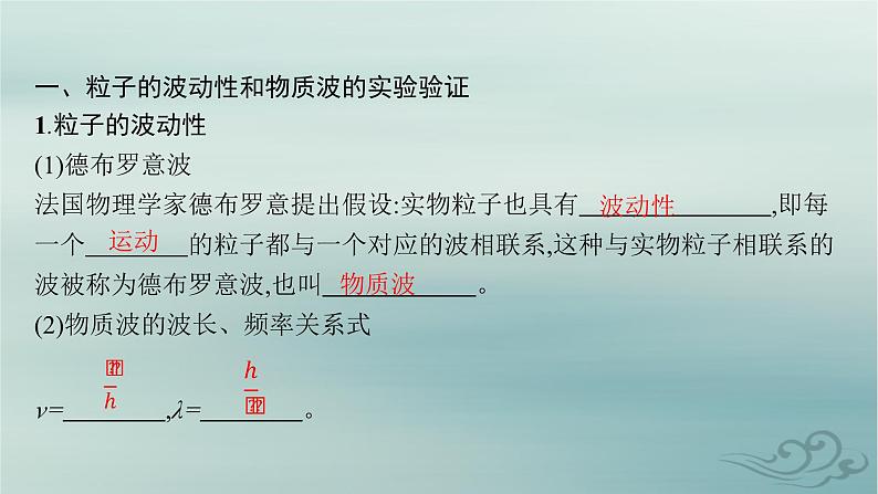 新教材2023_2024学年高中物理第4章原子结构和波粒二象性5.粒子的波动性和量子力学的建立课件新人教版选择性必修第三册第5页