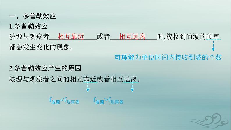 新教材2023_2024学年高中物理第3章机械波5多普勒效应课件新人教版选择性必修第一册05