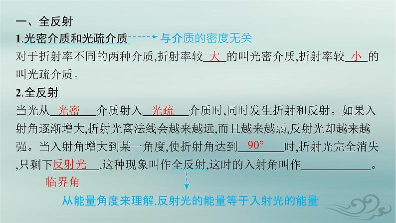 新教材2023_2024学年高中物理第4章光2全反射课件新人教版选择性必修第一册05