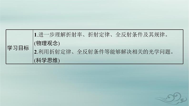 新教材2023_2024学年高中物理第4章光专题提升5光的折射和全反射课件新人教版选择性必修第一册03