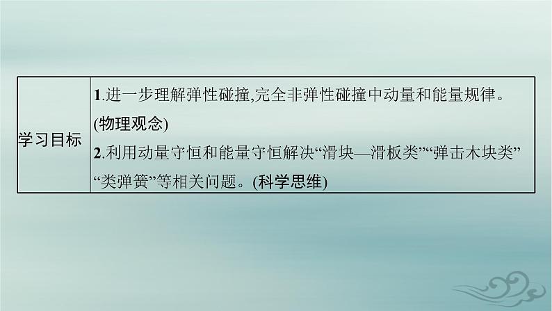 新教材2023_2024学年高中物理第1章动量守恒定律专题提升3动量和能量的综合应用课件新人教版选择性必修第一册03