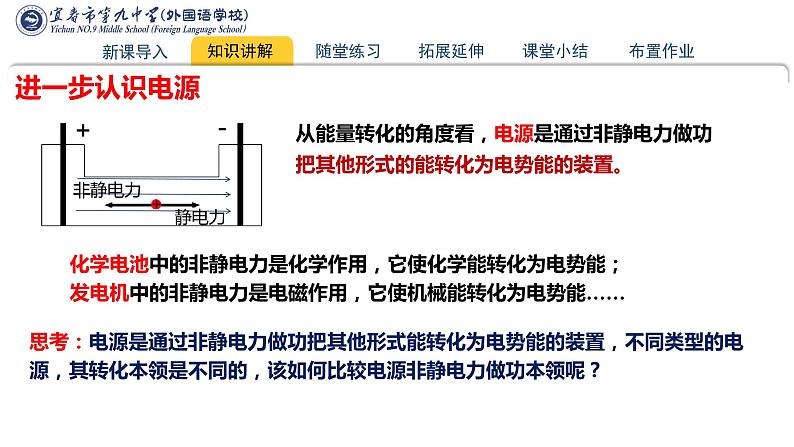 12.2闭合电路欧姆定律（第一课时）+课件-2023-2024学年高二上学期物理人教版（2019）必修第三册第4页