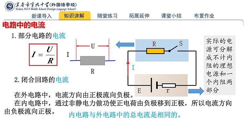 12.2闭合电路欧姆定律（第一课时）+课件-2023-2024学年高二上学期物理人教版（2019）必修第三册第7页