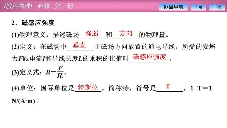 2023-2024学年教科版（2019）必修第三册 3.2磁感应强度 磁通量 课件第5页