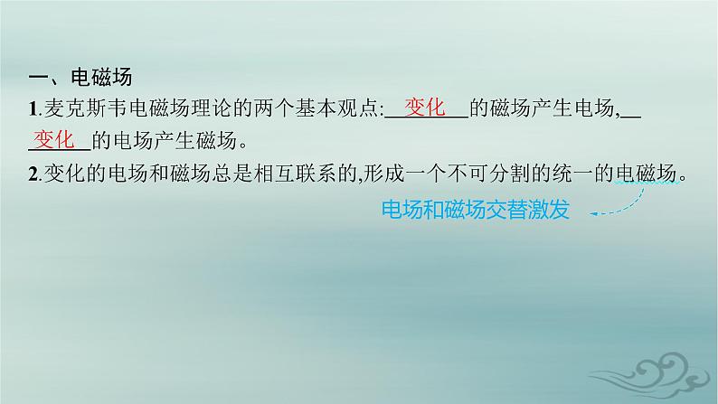 新教材2023_2024学年高中物理第4章电磁振荡与电磁波2电磁场与电磁波课件新人教版选择性必修第二册第5页