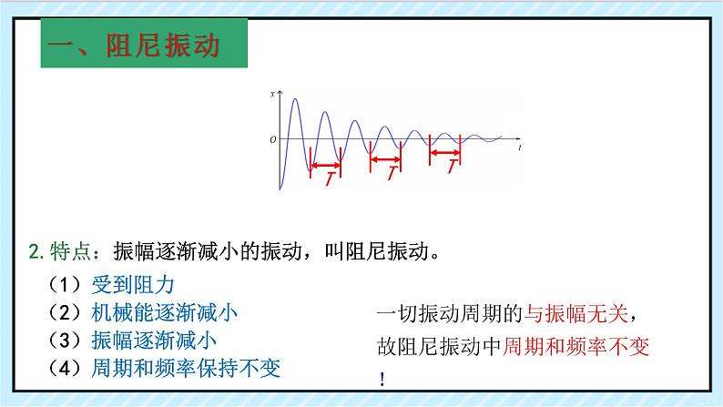 2.6 受迫振动 共振 课件-2022-2023学年高二上学期物理人教版（2019）选择性必修第一册05