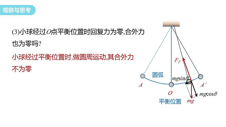 2.4 单摆 课件  2023-2024学年高一上学期物理人教版（2019）选择性必修第一册第8页