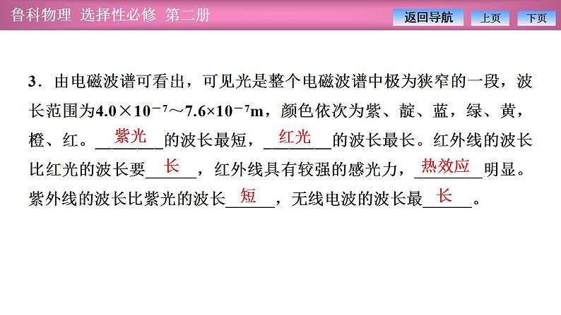 2023-2024学年鲁科版（2019）选择性必修第二册 4.3 电磁波谱 课件第5页