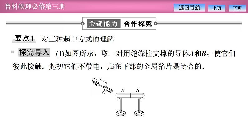 2023-2024学年鲁科版（2019）必修第三册 1.1静电的产生及其微观解释 课件第8页