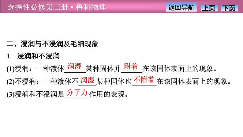 2023-2024学年鲁科版（2019）选择性必修第三册 2.2表面张力和毛细现象2.3材料及其应用 课件第6页