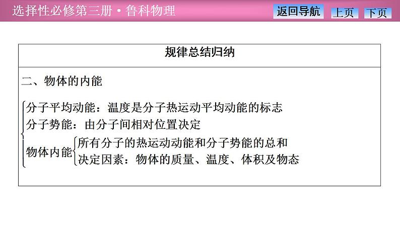 2023-2024学年鲁科版（2019）选择性必修第三册 第1章 分子动理论与气体实验定律 章末复习 课件第6页