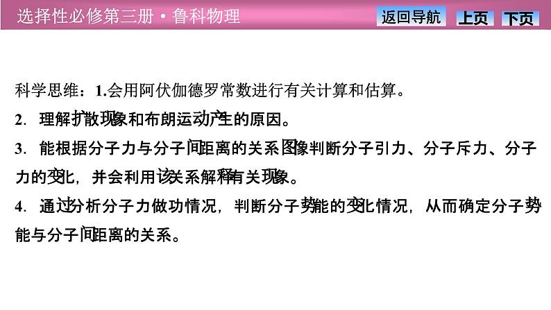 2023-2024学年鲁科版（2019）选择性必修第三册 1.1分子动理论的基本观点 课件第3页