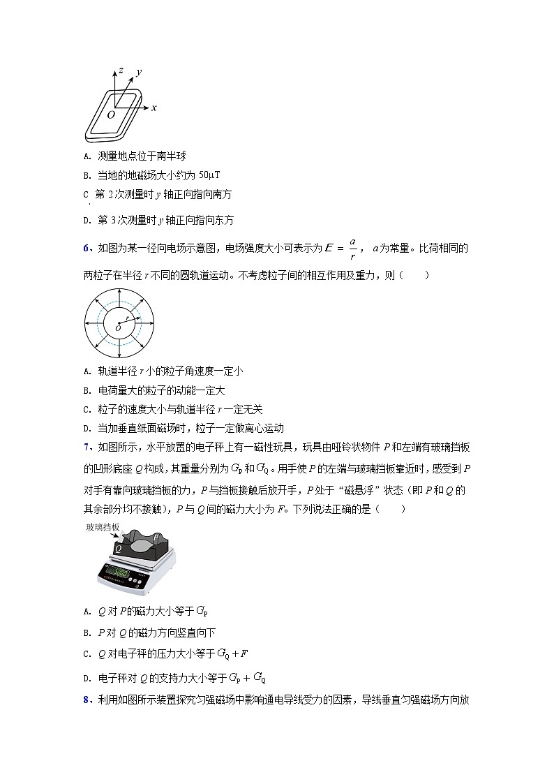 高考物理磁场专项练习（付解析）第3页