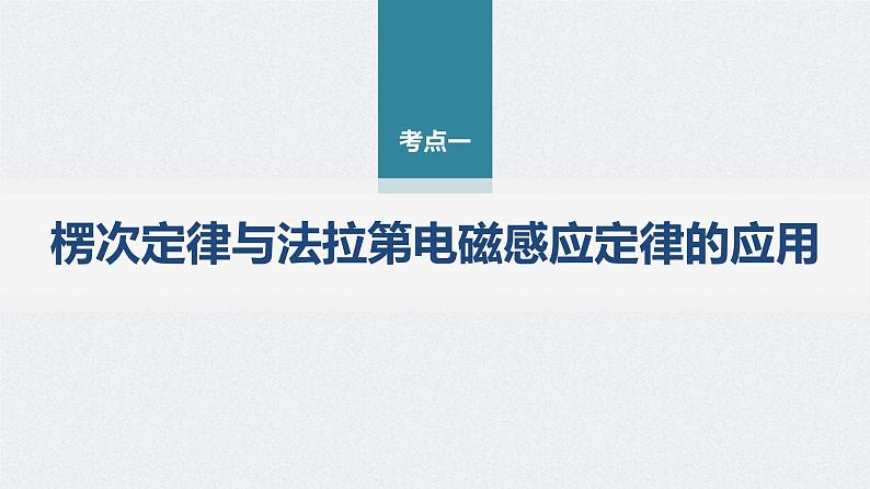 新高考物理二轮复习精品课件第1部分 专题4 第11讲　电磁感应 (含解析)03