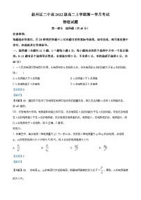 四川省宜宾市叙州区第二中学2023-2024学年高二物理上学期10月月考试题（Word版附解析）