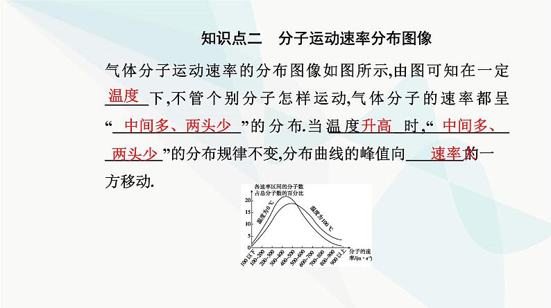 人教版高中物理选择性必修第三册第一章分子动理论1-3分子运动速率分布规律课件第6页