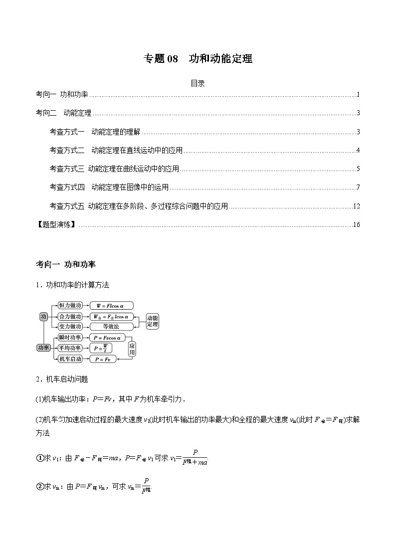 新高考物理三轮冲刺突破练习专题08功能关系的应用（含解析）第1页