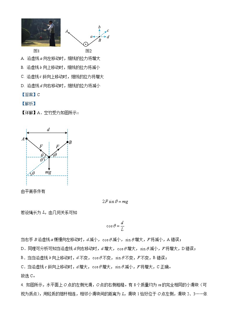 湖南省怀化市第三中学2023-2024学年高三物理上学期月考试题（二）（Word版附解析）第3页