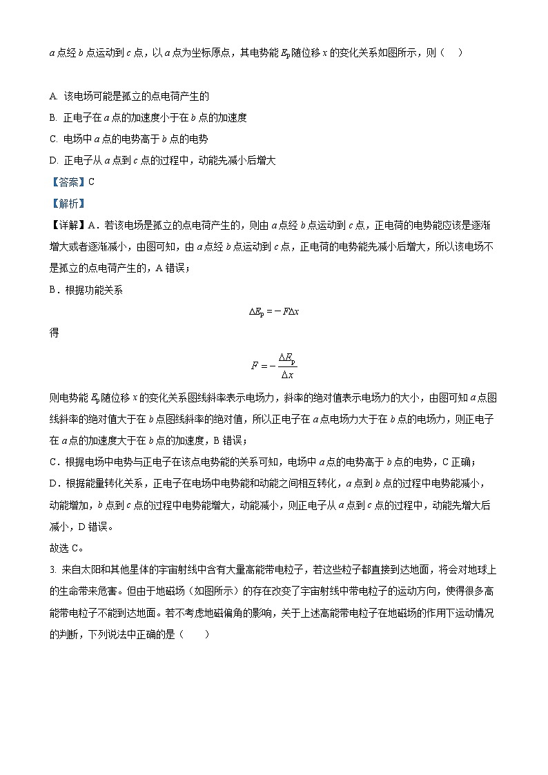 【期中真题】湖北省华中师范大学第一附属中学2022-2023学年高二上学期期中考试物理试题.zip02