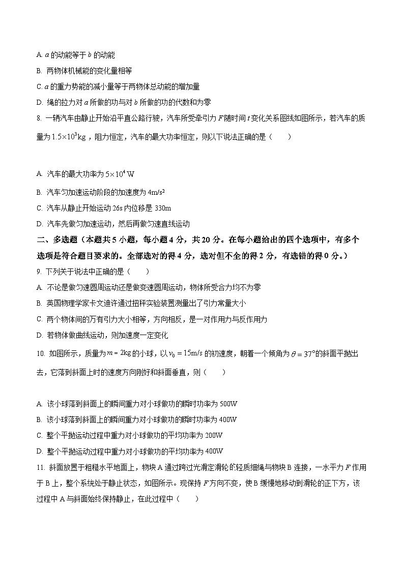 【期中真题】海南省琼海市嘉积中学2022-2023学年高三上学期期中检测物理试题（原卷版）第3页