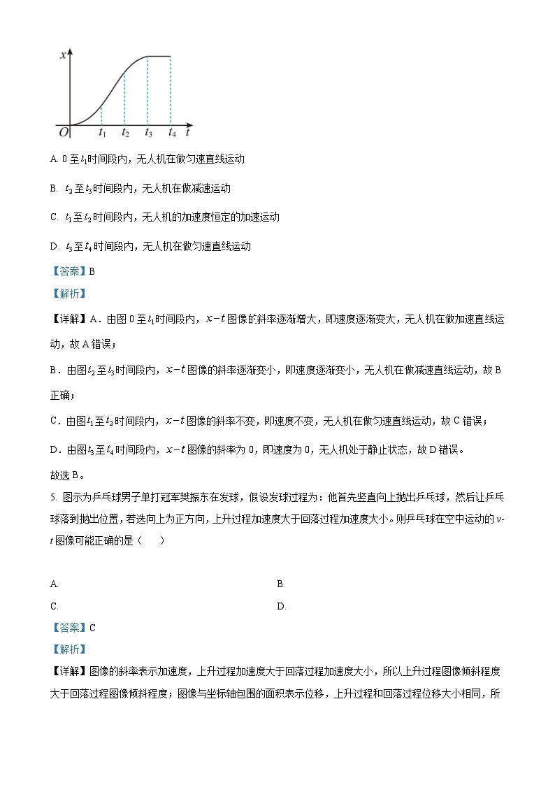 【期中真题】黑龙江佳木斯市第一中学2022-2023学年高一上学期期中考试物理试题.zip03