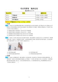 2024年高考物理二轮复习专题抛体运动(原卷版+解析版)