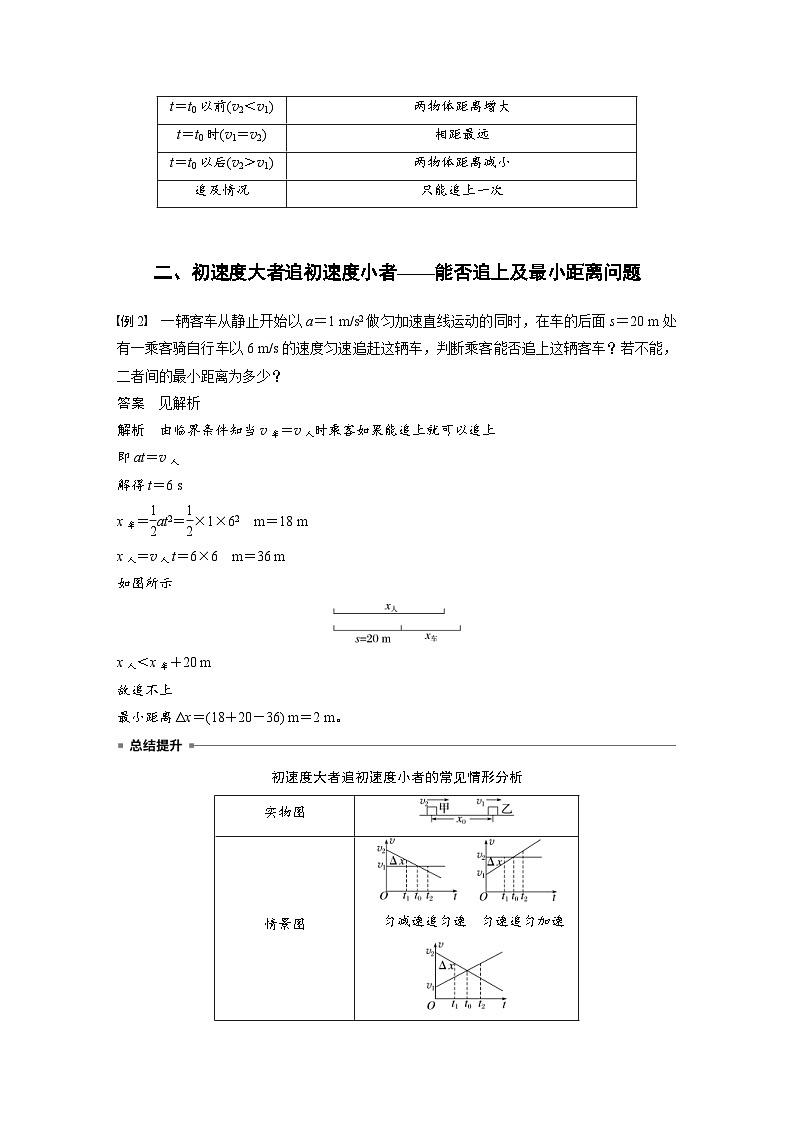 人教版高中物理新教材同步讲义 必修第一册第2章　专题强化　追及相遇问题（含解析）03