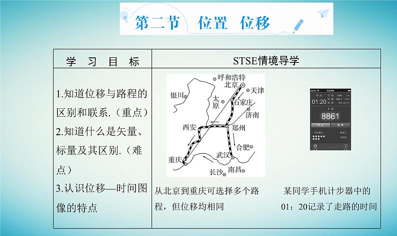 2023_2024学年新教材高中物理第一章运动的描述第二节位置位移课件粤教版必修第一册02