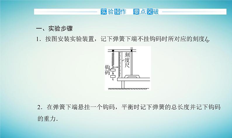 2023_2024学年新教材高中物理第三章相互作用实验：探究弹簧弹力与形变量的关系课件粤教版必修第一册04