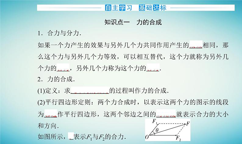 2023_2024学年新教材高中物理第三章相互作用第四节力的合成课件粤教版必修第一册03