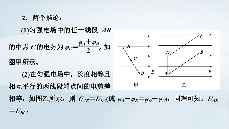 新教材2023年高中物理第10章静电场中的能量3电势差与电场强度的关系第2课时电势差与场强关系的应用电场中的图像问题课件新人教版必修第三册第8页