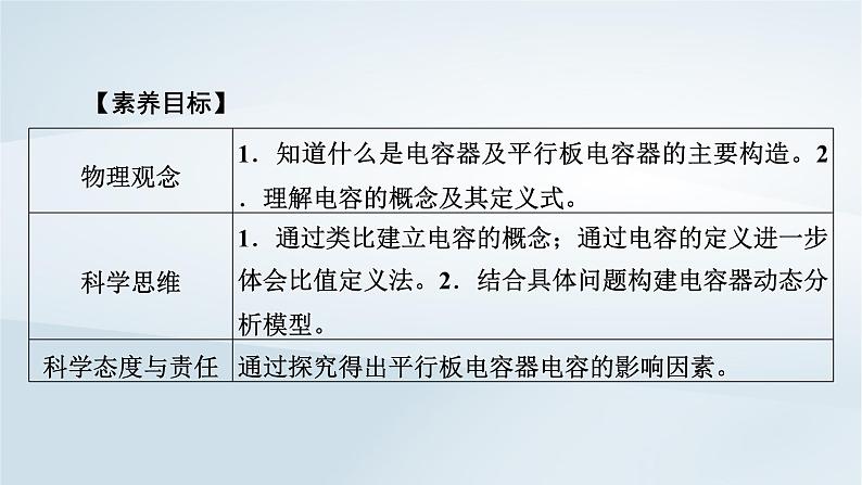 新教材2023年高中物理第10章静电场中的能量4电容器的电容第1课时电容器的电容课件新人教版必修第三册第6页