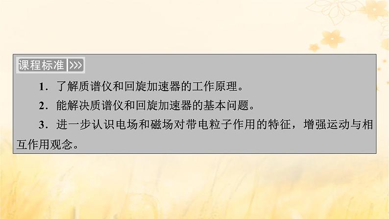 新教材适用2023_2024学年高中物理第1章安培力与洛伦兹力4质谱仪与回旋加速器课件新人教版选择性必修第二册05