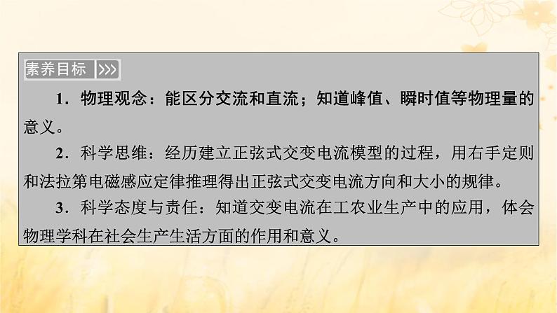 新教材适用2023_2024学年高中物理第3章交变电流1交变电流课件新人教版选择性必修第二册第6页