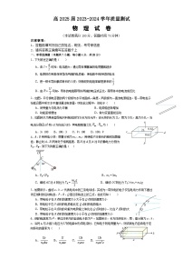 四川省眉山市青神中学校2023-2024学年高二上学期10月期中考试物理试题