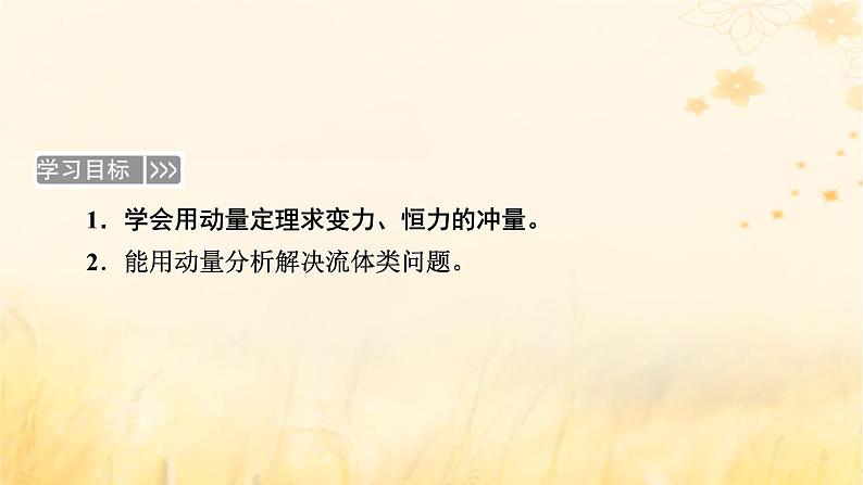 新教材适用2023_2024学年高中物理第1章动量守恒定律2动量定理课时2用动量定理解决的常见问题课件新人教版选择性必修第一册第5页