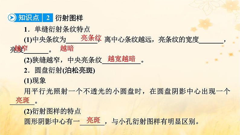 新教材适用2023_2024学年高中物理第4章光5光的衍射课件新人教版选择性必修第一册第8页