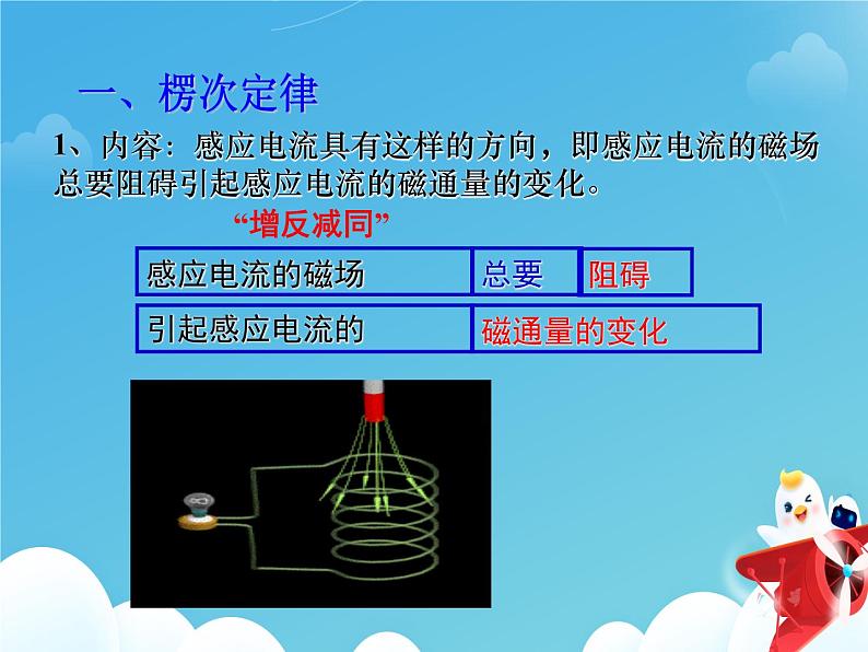 楞次定律 课件  高中物理人教版选修二07