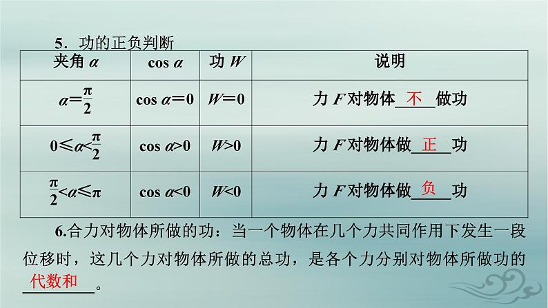 新教材适用2023_2024学年高中物理第8章机械能守恒定律1功与功率第1课时功课件新人教版必修第二册08