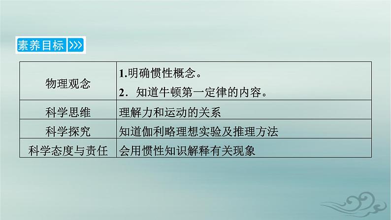 新教材适用2023_2024学年高中物理第4章运动和力的关系1牛顿第一定律课件新人教版必修第一册第8页